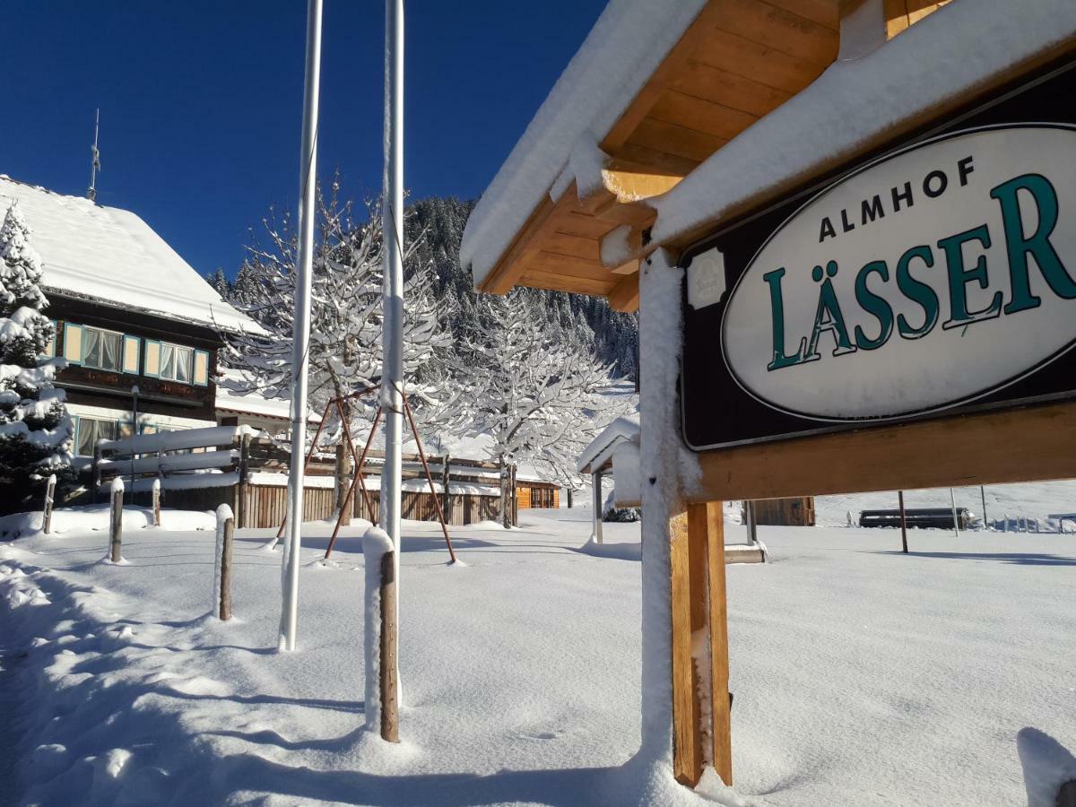 Hotel Almhof Lässer Balderschwang Exterior foto